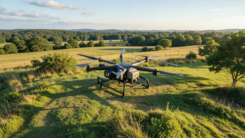 Warehouse drone inventory governance brief with operational purpose, people and data context, exact system, current review notes and non-aerial alternative