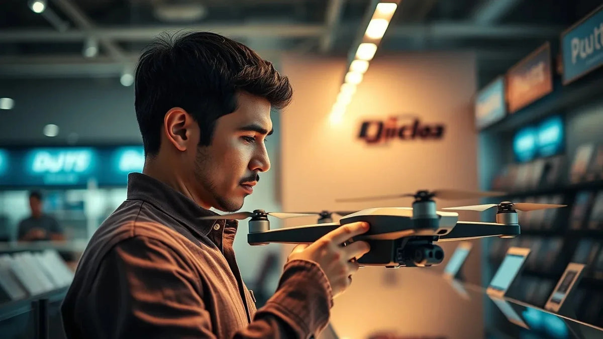 DJI Agras enterprise drone, controller, sales-version record and Kenya procurement evidence prepared before a farm purchase