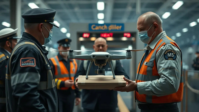 China-to-Sweden DJI battery shipment evidence file with exact battery records, sender and recipient facts, carrier terms and forestry project notes