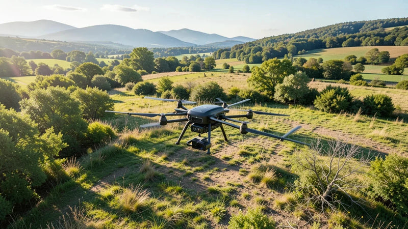 Kit Mavic 4 Pro, briefing de obra e baterias identificadas organizados para uma decisao de campo