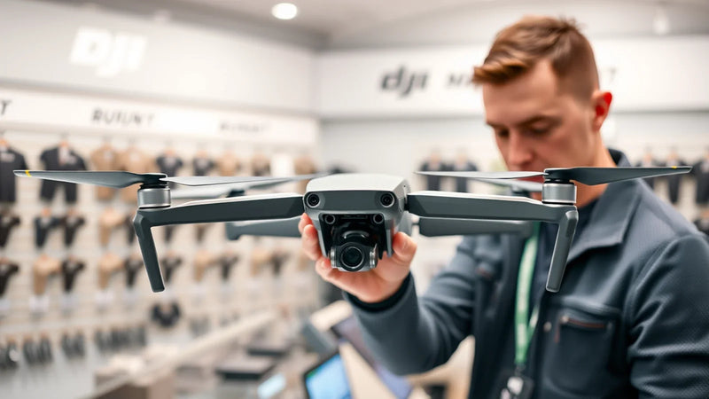 Used DJI Mavic 4 Pro inspection kit with condition, seller, serial, project and Saudi destination evidence prepared before purchase