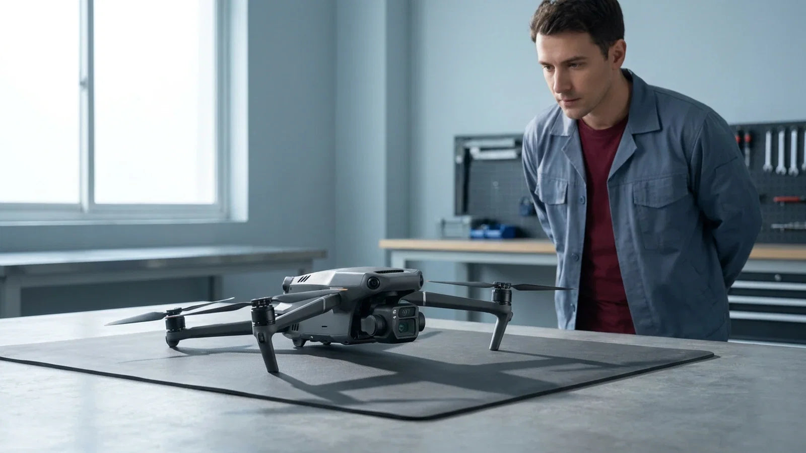 DJI Air 3S imaging and gimbal system inspection