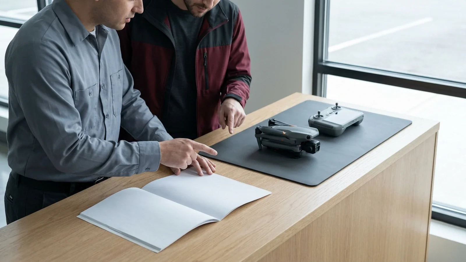 DJI Air 3S returned unit matched to its written repair scope