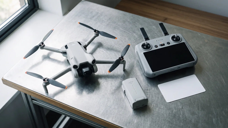 DJI RC 2 and DJI Mini 4 Pro prepared for compatibility and linking checks
