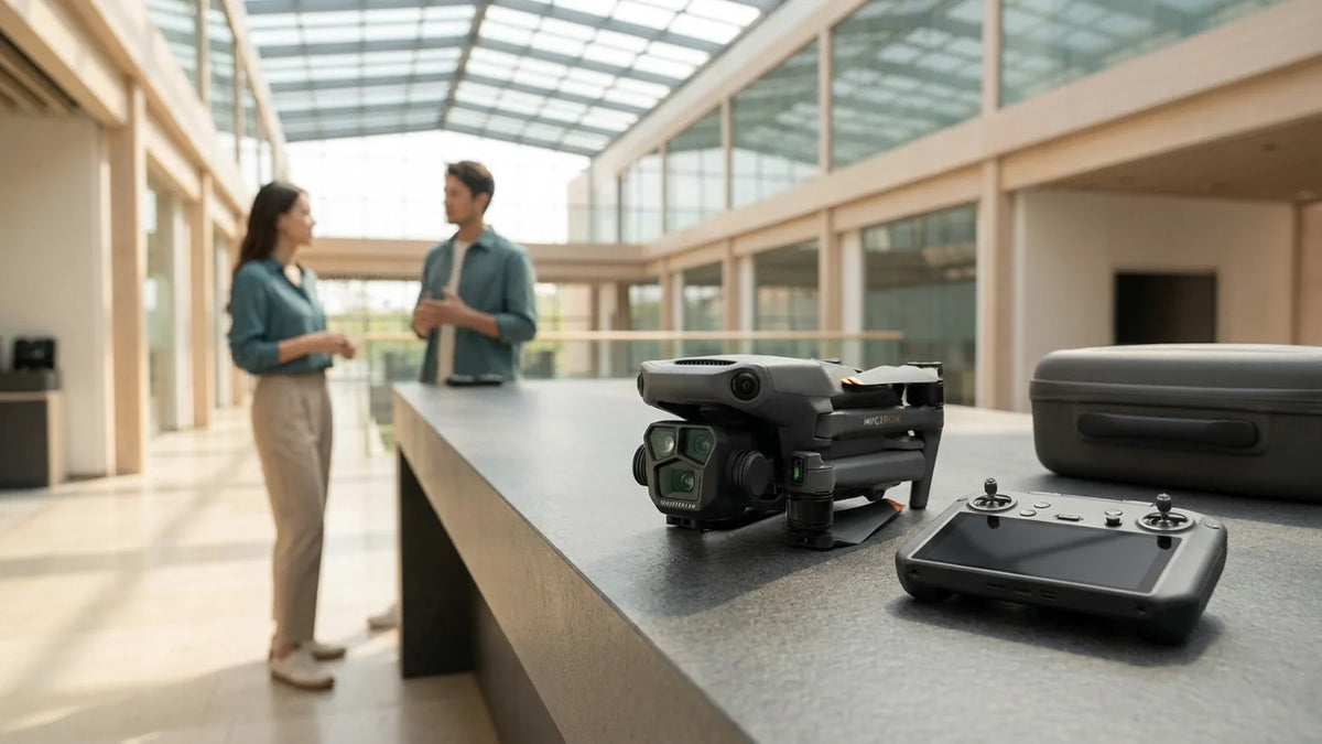 DJI Mavic 3 Pro prepared for triple camera core-board sensing propulsion and link diagnosis