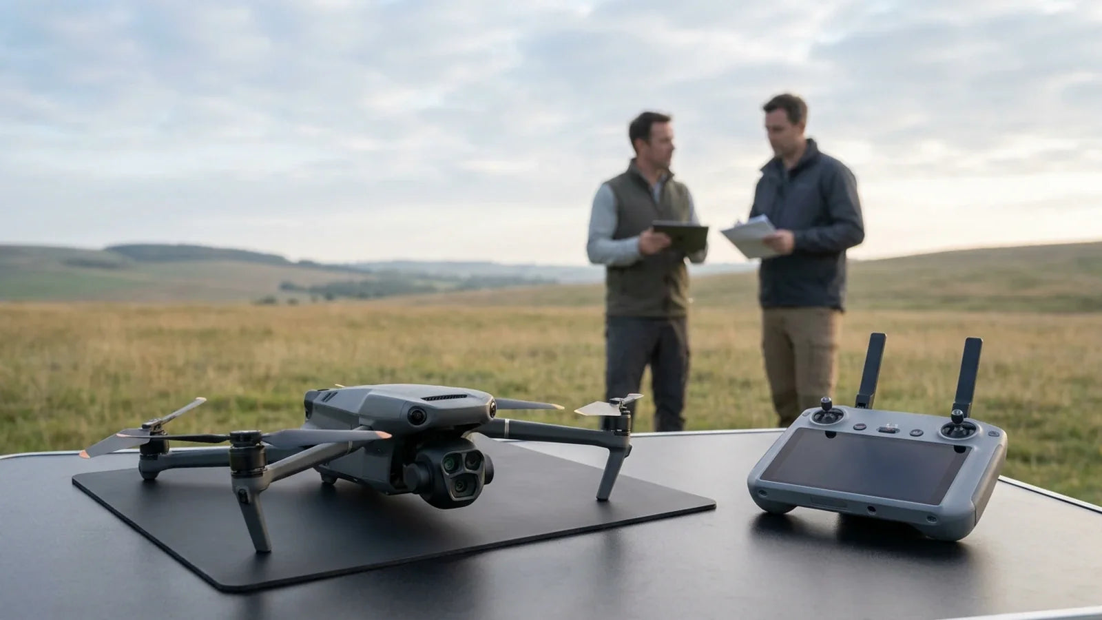DJI Mavic 4 Pro prepared for three-camera Infinity Gimbal sensing power and link diagnosis