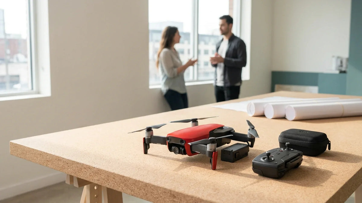 Original DJI Mavic Air prepared for vision power gimbal and Wi-Fi diagnosis