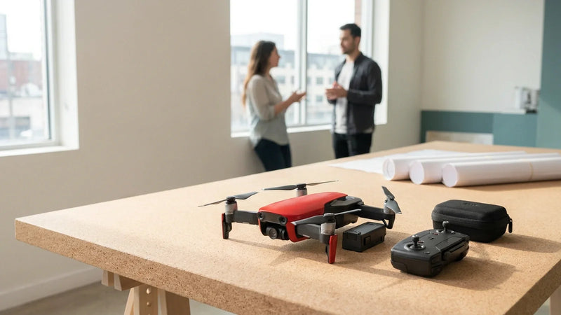 Original DJI Mavic Air prepared for vision power gimbal and Wi-Fi diagnosis