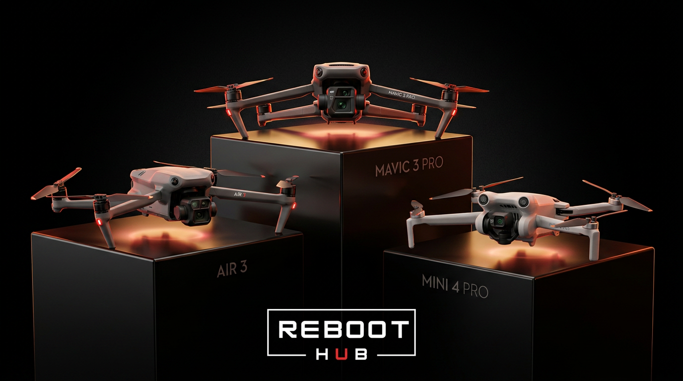 Best-selling pre-owned DJI drones selected by Reboot Hub
