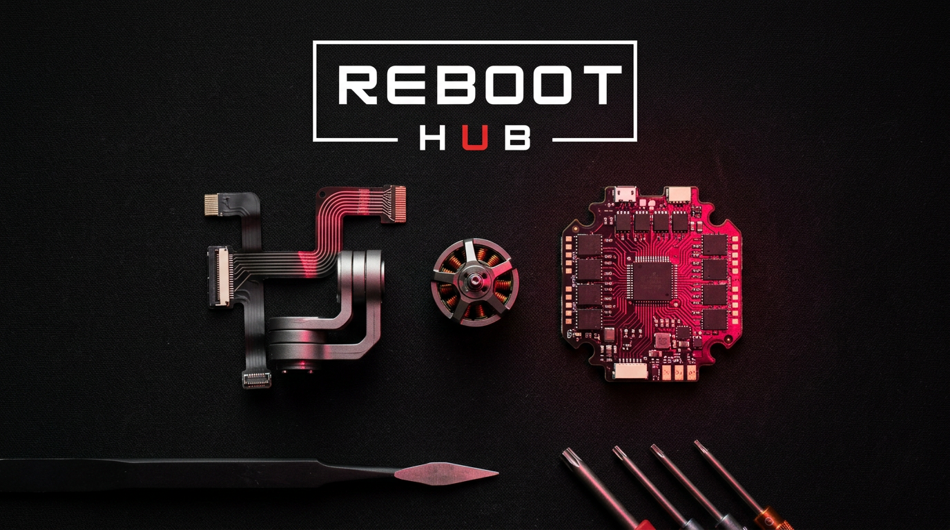 Genuine DJI Air Series spare parts — sourced by Reboot Hub

