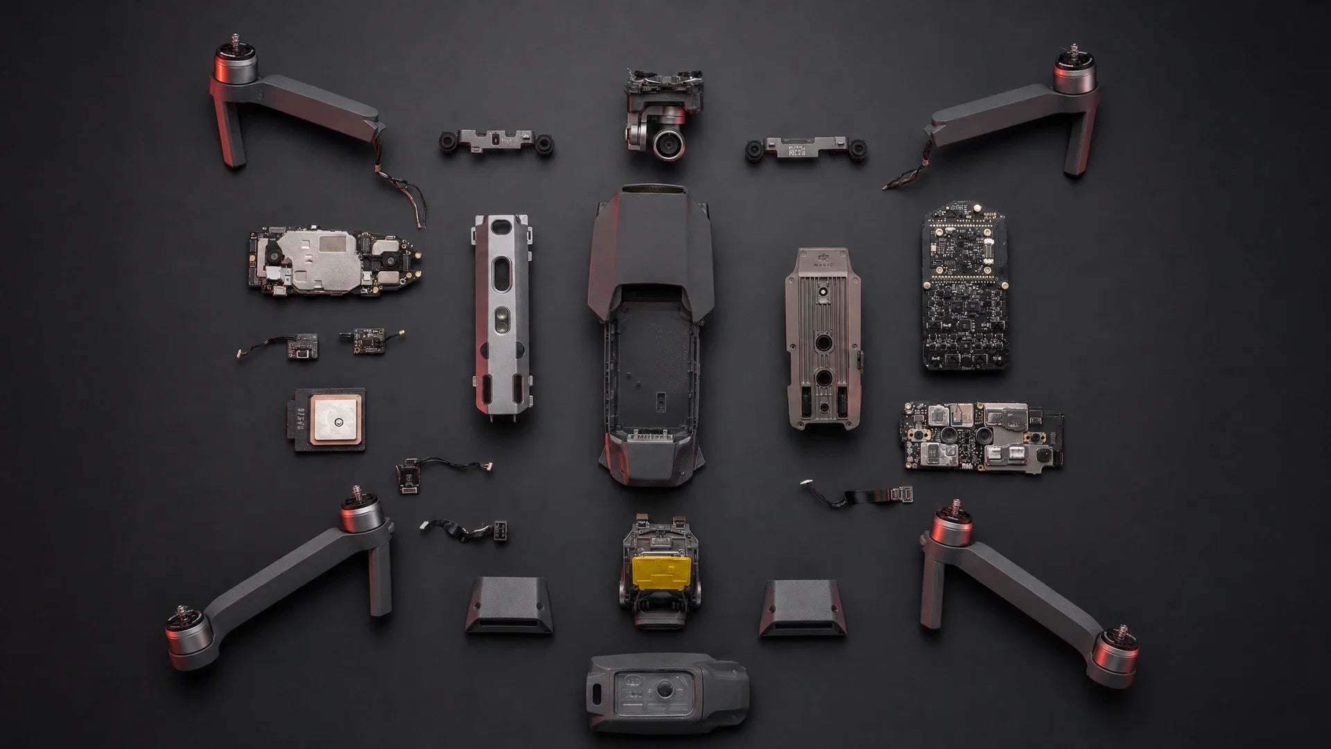 DJI Mavic Pro Parts replacement parts collection - Reboot Hub
