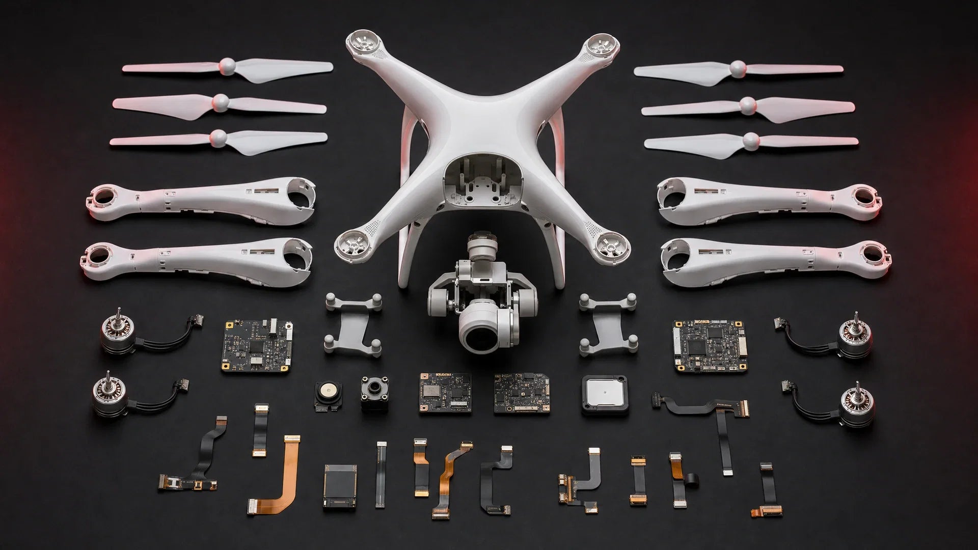 DJI Phantom 4 Parts replacement parts collection - Reboot Hub
