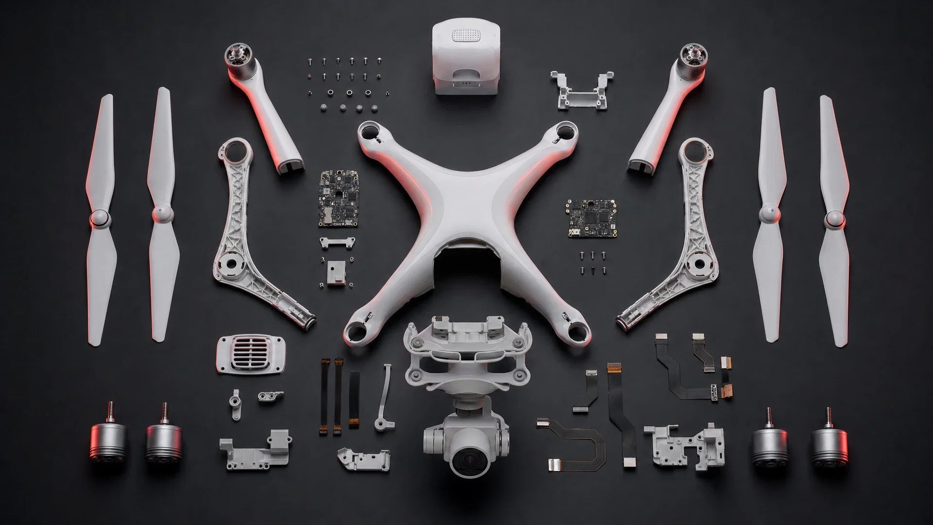 DJI Phantom 4 Pro Parts replacement parts collection - Reboot Hub
