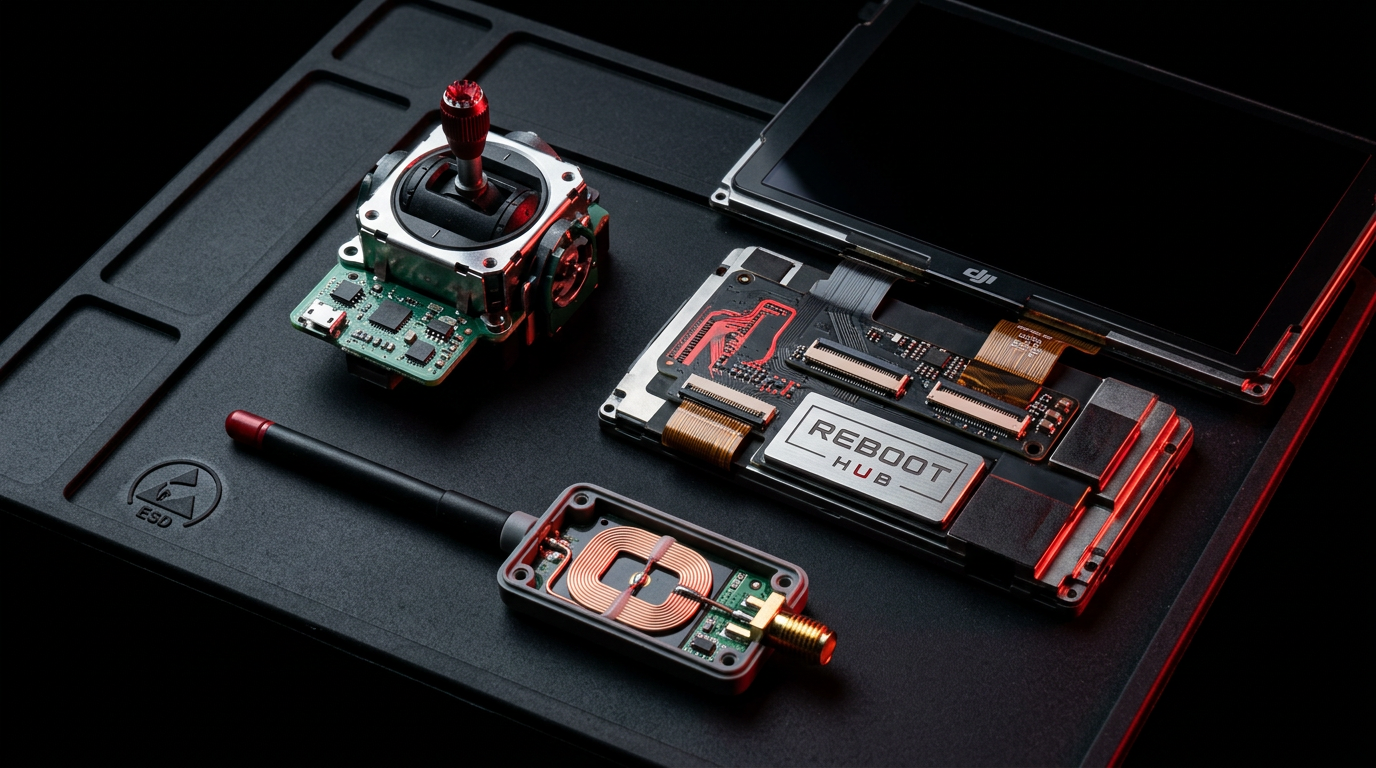 Genuine DJI Remote Controller spare parts — sourced by Reboot Hub
