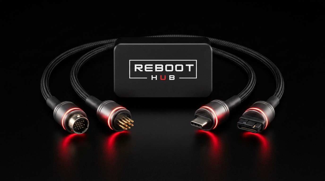 DJI RS gimbal control cables with connector-fit checks by Reboot Hub
