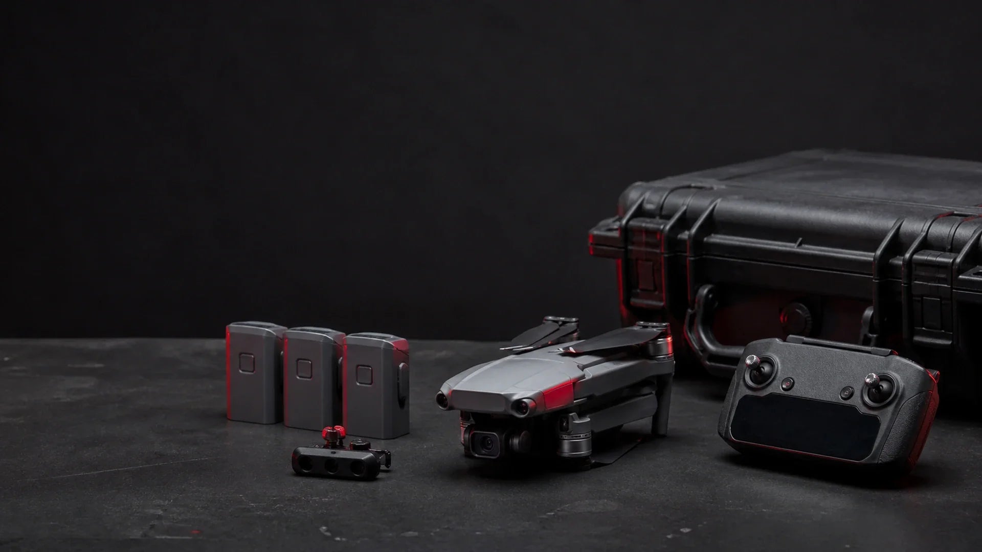 Reboot Hub DJI deals and event collection cover with drone, controller, batteries and travel case
