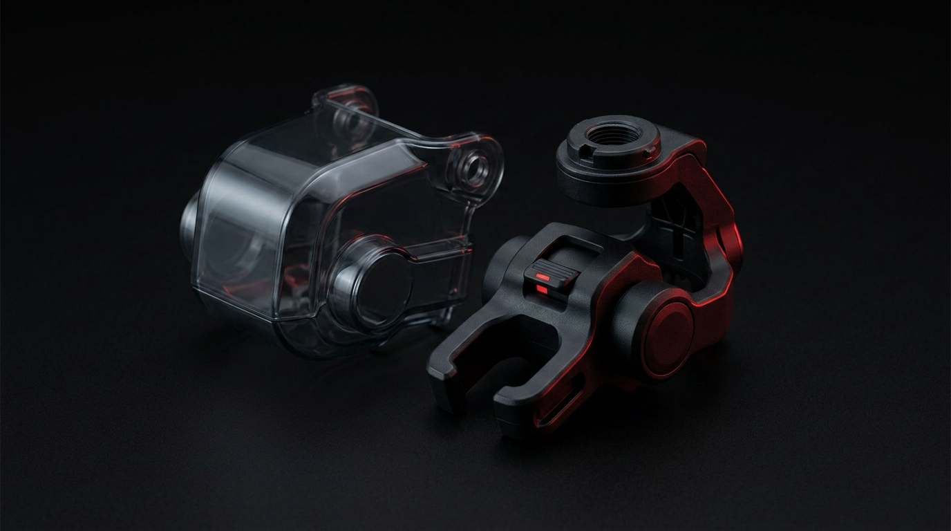 DJI drone gimbal locks and protective covers with model-fit checks by Reboot Hub
