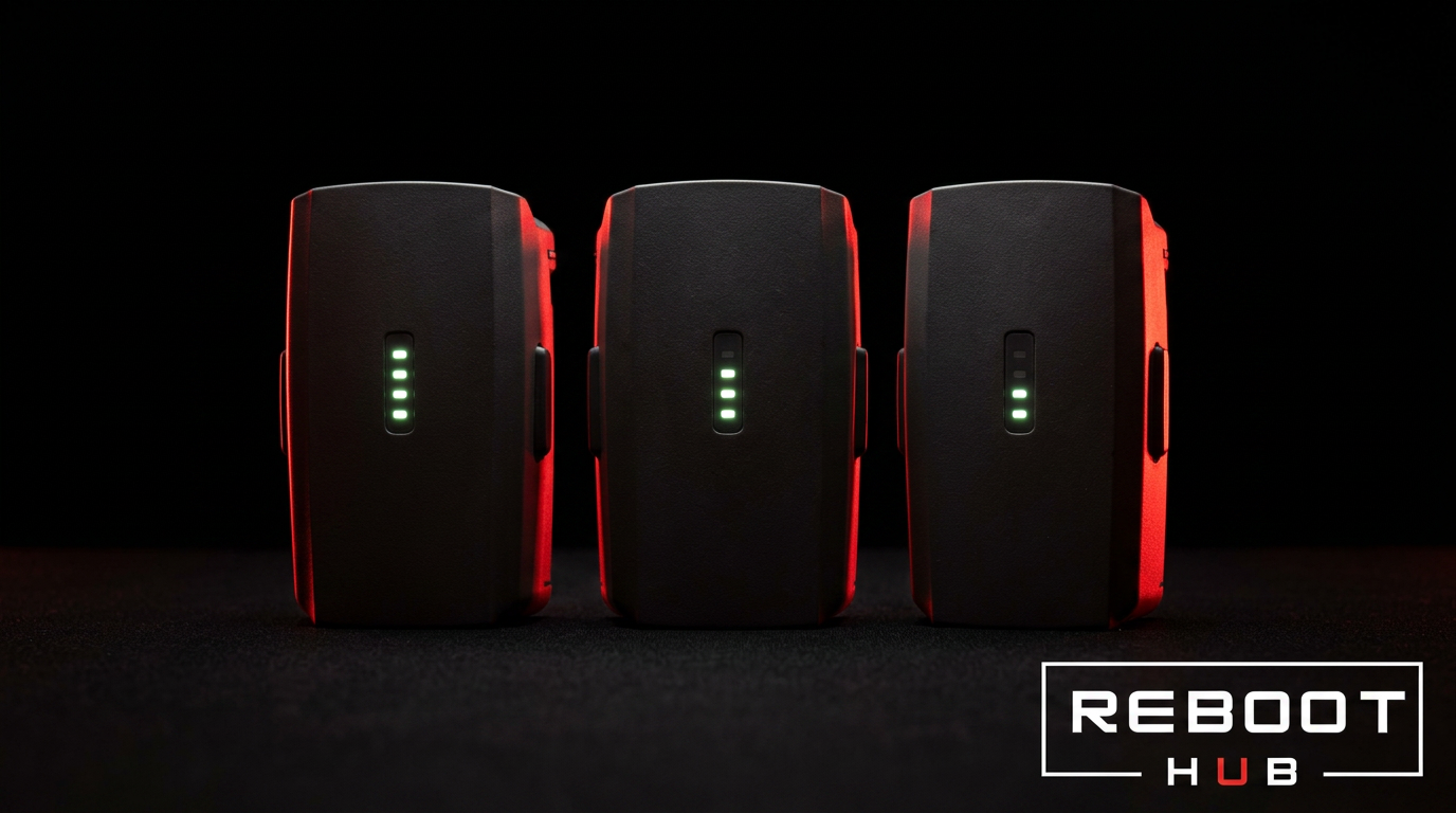 Genuine DJI intelligent flight batteries inspected by Reboot Hub
