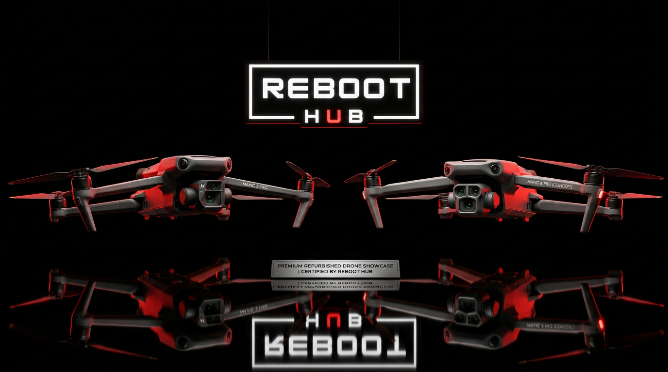 Pre-owned DJI Mavic Series drones inspected by Reboot Hub
