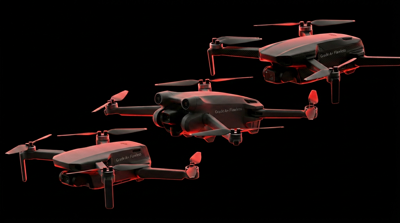 Pre-owned DJI Mini Series drones inspected by Reboot Hub
