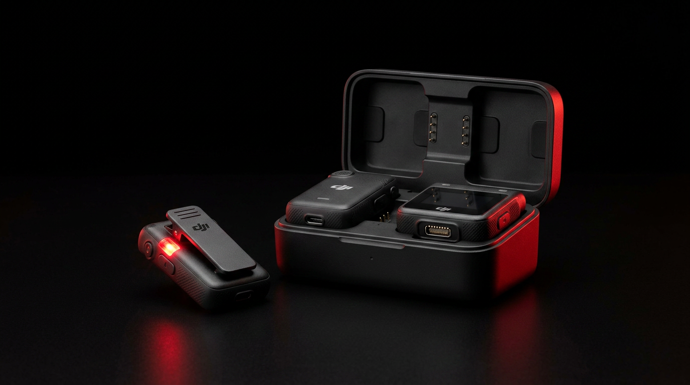 Pre-owned DJI wireless microphones inspected by Reboot Hub
