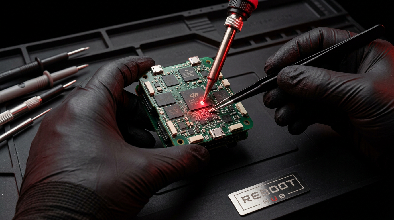 Professional DJI drone repair and diagnostic service — Reboot Hub Shenzhen
