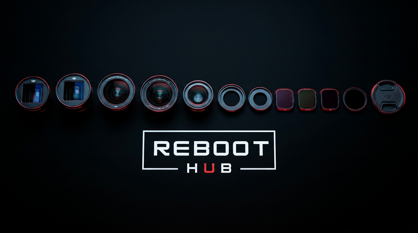 DJI wide-angle lenses with model-fit checks by Reboot Hub
