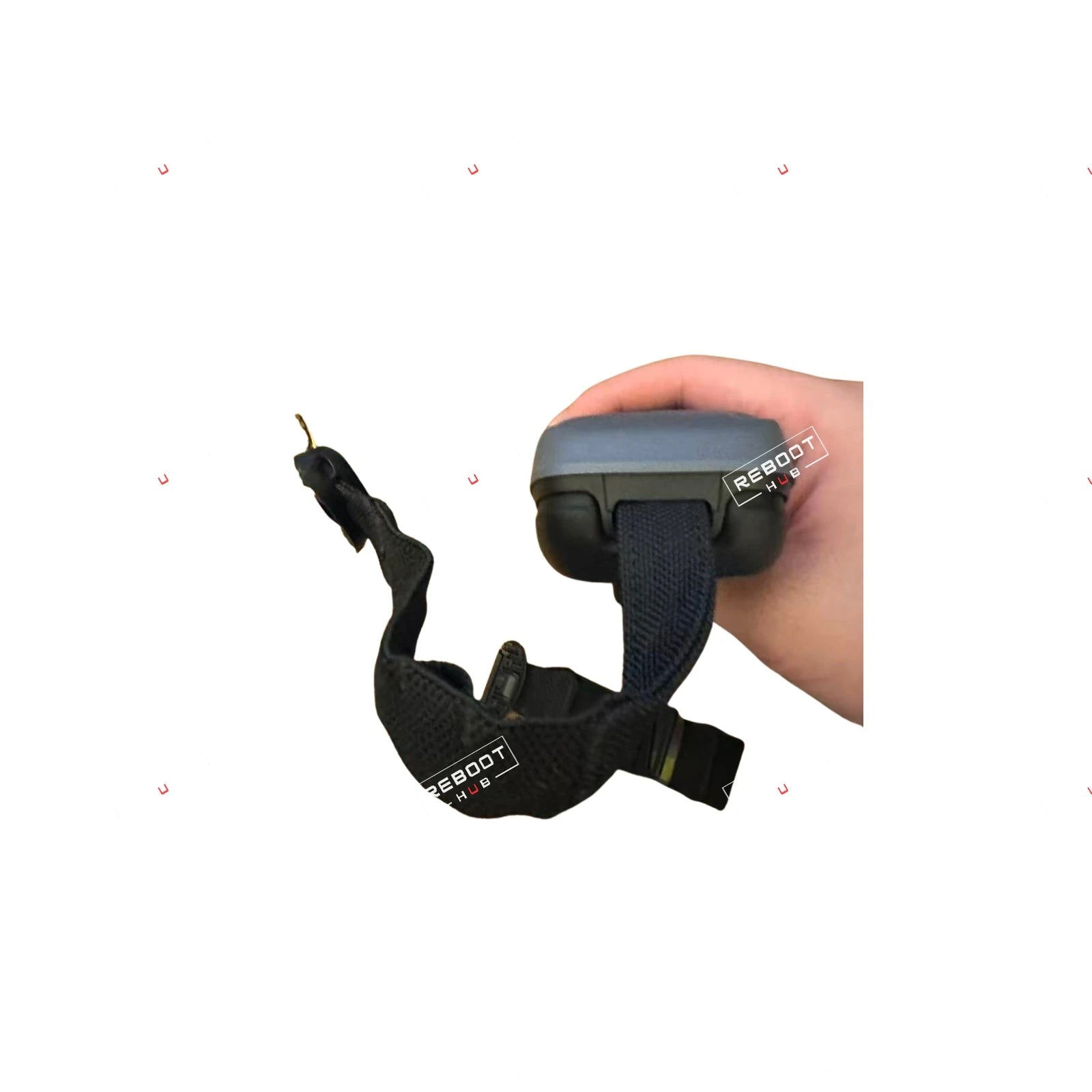 DJI Goggles Integra battery compartment end view with embedded headband wiring