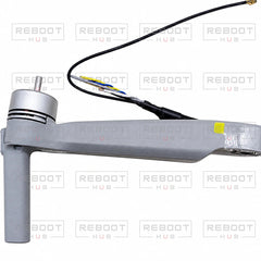 DJI Air 2S Front Right Arm Module close detail view on white with Reboot Hub watermark overlay