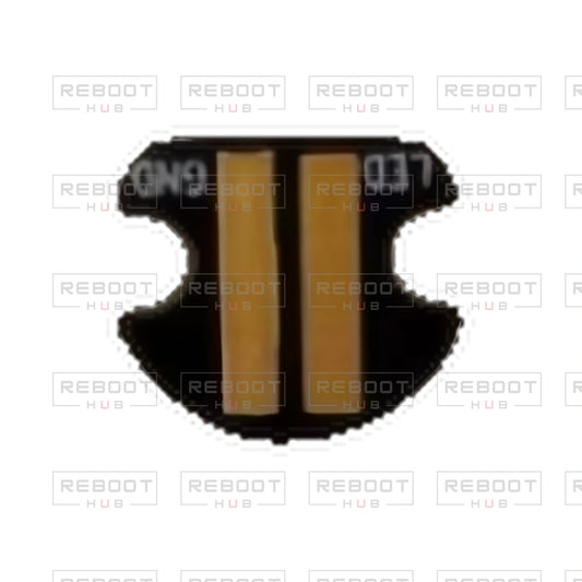 OEM-pulled DJI Mavic Air 2 Lower Cover Auxiliary Light on white with Reboot Hub watermark overlay — source view 1