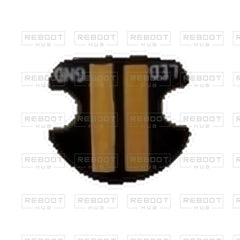OEM-pulled DJI Mavic Air 2 Lower Cover Auxiliary Light on white with Reboot Hub watermark overlay — source view 2