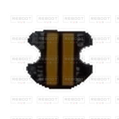OEM-pulled DJI Mavic Air 2 Lower Cover Auxiliary Light on white with Reboot Hub watermark overlay — source view 5