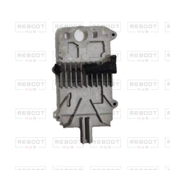 OEM-pulled DJI Air 2S Motherboard Heat Sink on white with Reboot Hub watermark overlay — source view 4