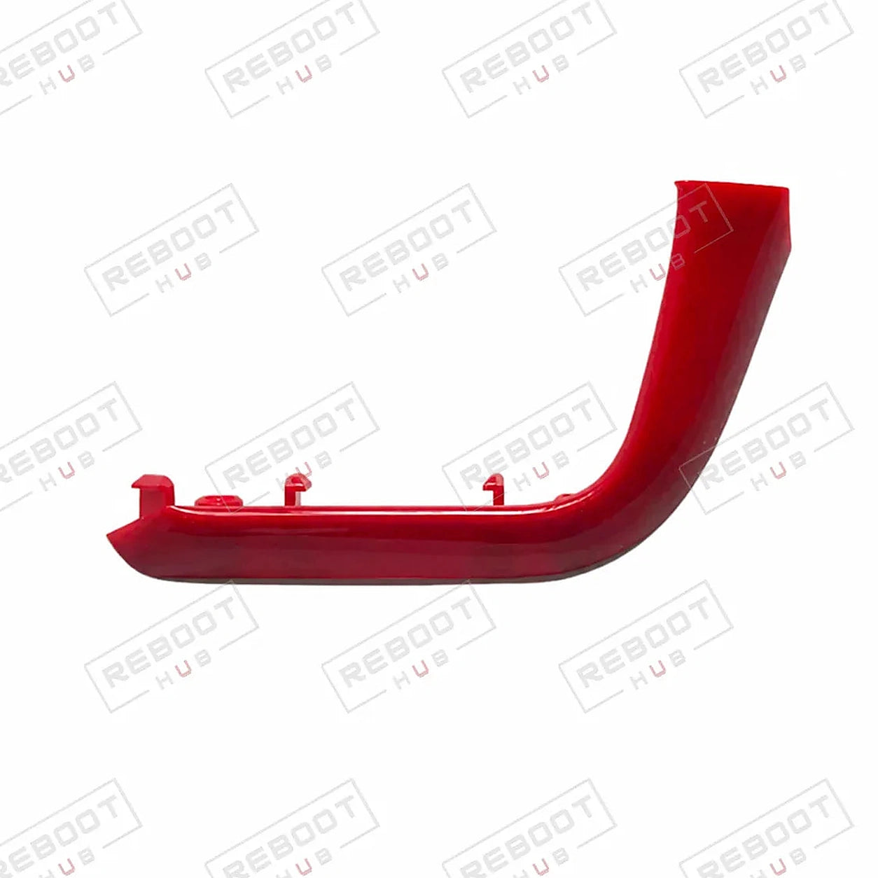 DJI Mavic Air Upper Cover (Right) (Red) close detail view on white with Reboot Hub watermark overlay
