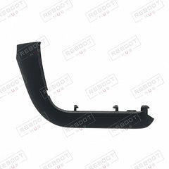 DJI Mavic Air Upper Cover (Left) (Black) close detail view on white with Reboot Hub watermark overlay