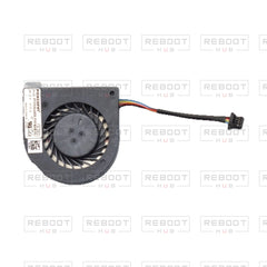 OEM-pulled DJI Air 2S Cooling Fan on white with Reboot Hub watermark overlay — source view 1