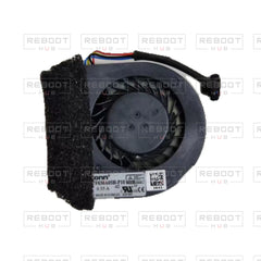 OEM-pulled DJI Air 2S Cooling Fan on white with Reboot Hub watermark overlay — source view 3