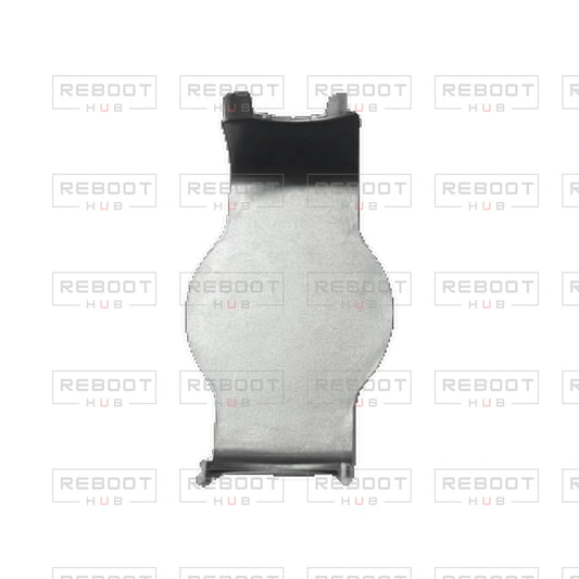 OEM-pulled DJI Air 2S Gimbal Roll Axis Inner Cover on white with Reboot Hub watermark overlay — source view 1