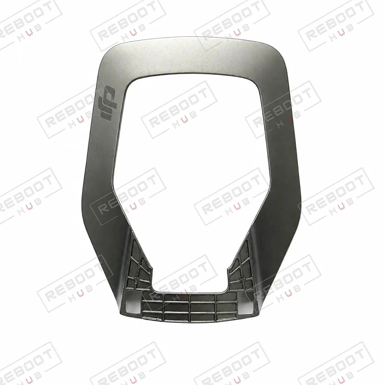 DJI Mavic Air Metallic Upper Cover Decorative Plate close detail view on white with Reboot Hub watermark overlay