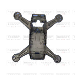 OEM-pulled DJI Spark Middle Frame on white with Reboot Hub watermark overlay — source view 2