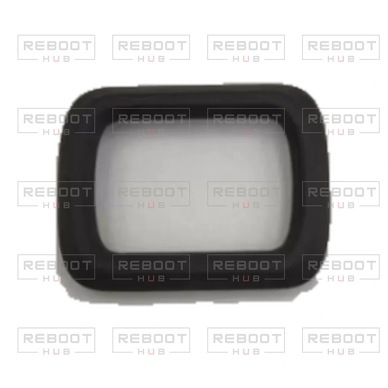 DJI Mavic Air 2 Camera Lens Ring close detail view on white with Reboot Hub watermark overlay