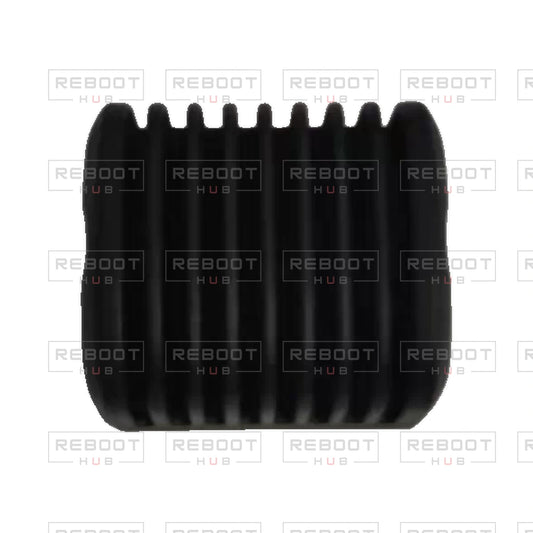 OEM-pulled DJI Mavic Air 2 Gimbal Camera Rear Cover on white with Reboot Hub watermark overlay — source view 1