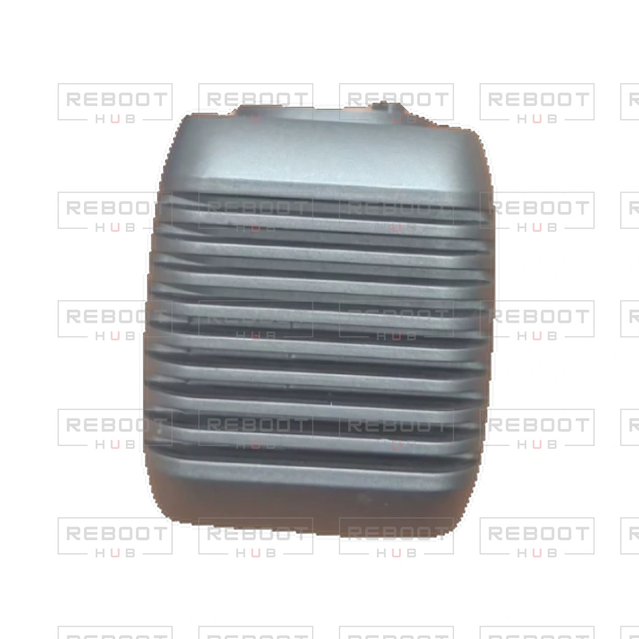 OEM-pulled DJI Mavic Air 2 Gimbal Camera Rear Cover on white with Reboot Hub watermark overlay — source view 2
