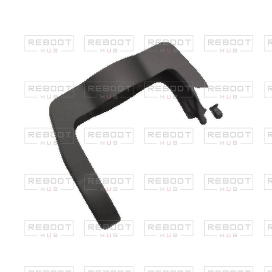 OEM-pulled DJI Air 2S Gimbal Lower Bracket on white with Reboot Hub watermark overlay — source view 1