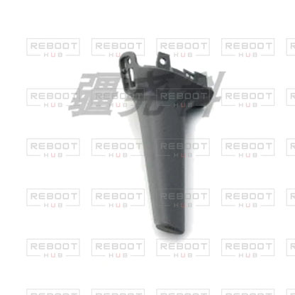 OEM-pulled DJI Air 3 Front Landing Gear Left on white with Reboot Hub watermark overlay — view 4