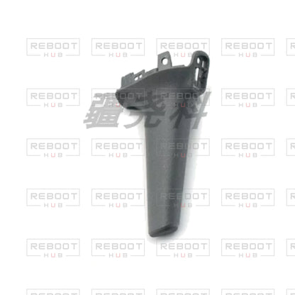 OEM-pulled DJI Air 3 Front Landing Gear Right on white with Reboot Hub watermark overlay — view 4