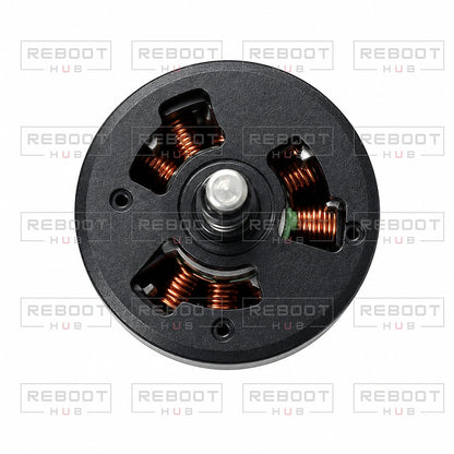 DJI Air 3S Motor CW close detail view on white with Reboot Hub watermark overlay