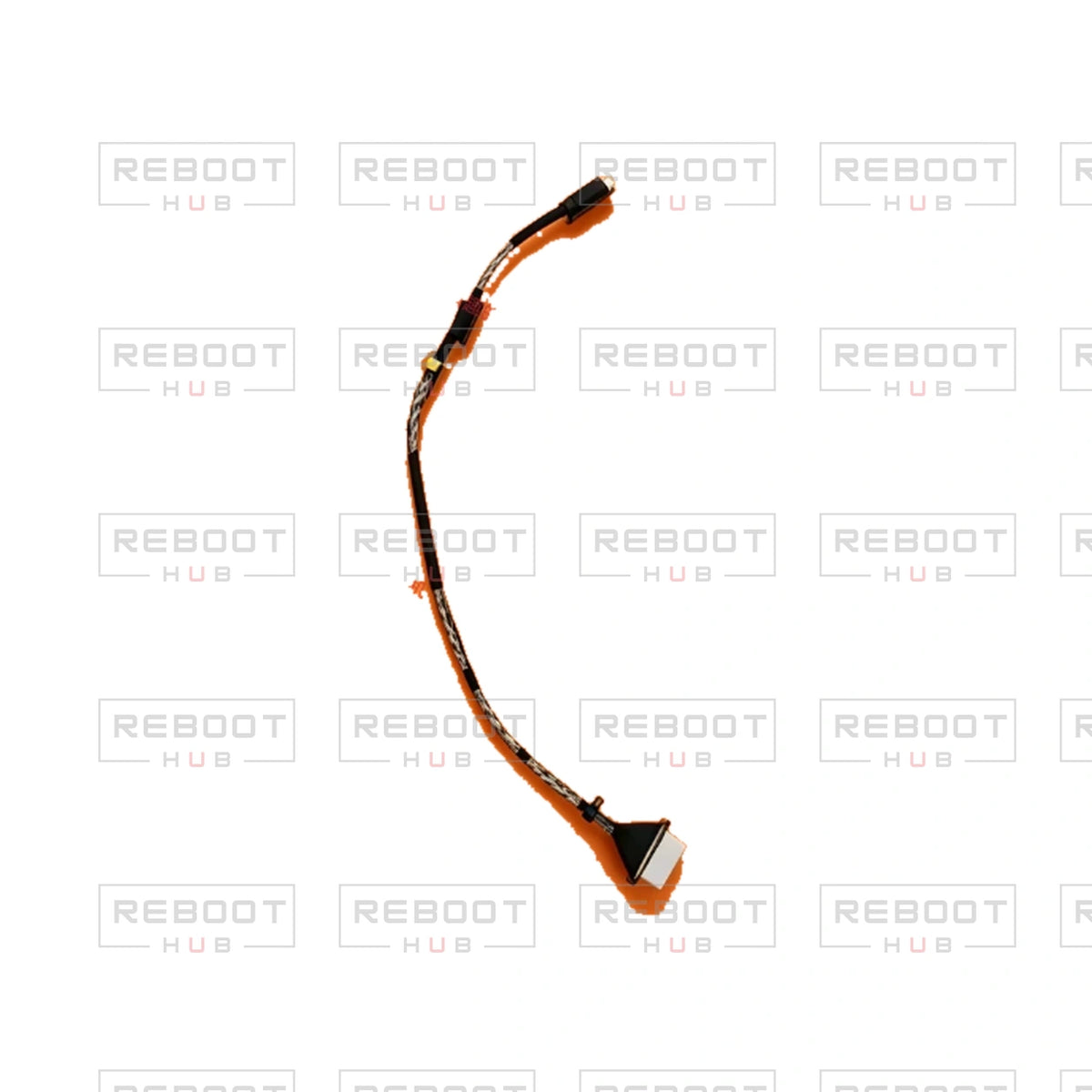 OEM-pulled DJI Air 3 Gimbal Signal Cable on white with Reboot Hub watermark overlay — view 4