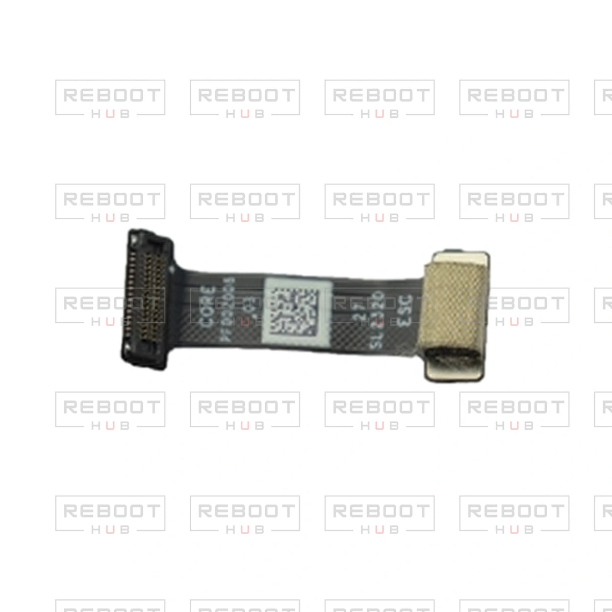 OEM-pulled DJI Air 3 ESC Flexible Flat Cable on white with Reboot Hub watermark overlay — view 2