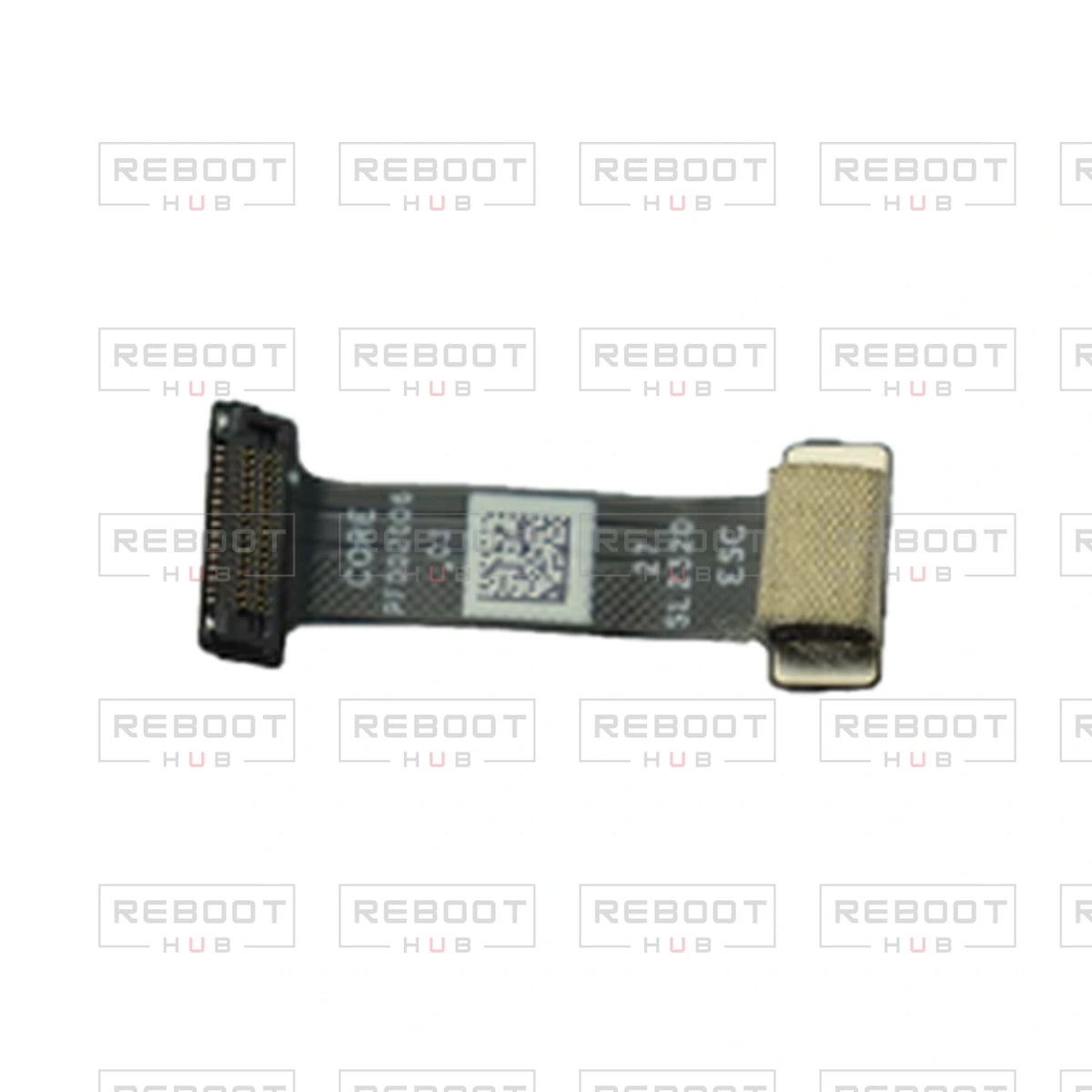 OEM-pulled DJI Air 3 ESC Flexible Flat Cable on white with Reboot Hub watermark overlay — view 3